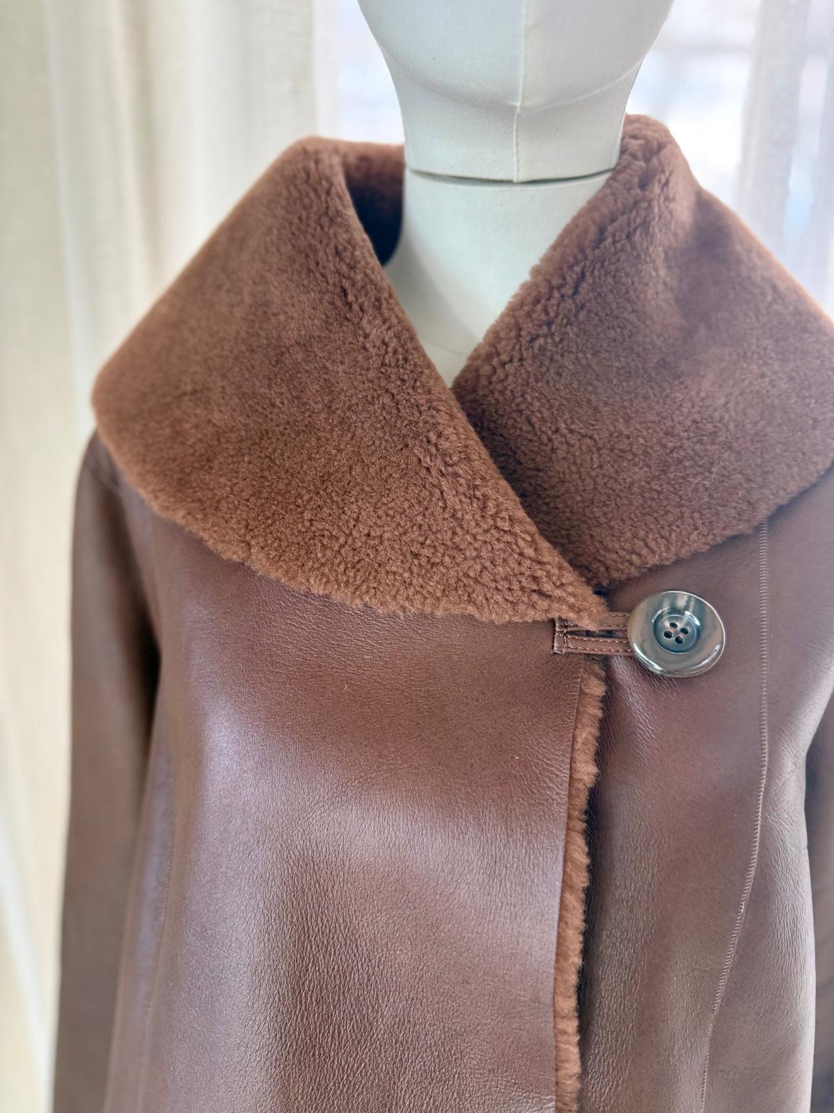 Isabella Shearling Short Coat - Sample Sale