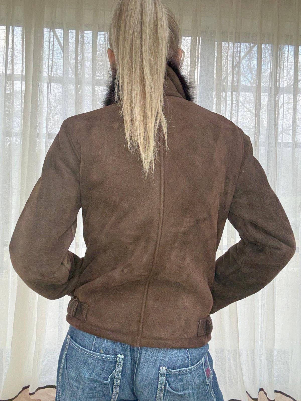 Brown Aviator Leather Jacket - Sample Sale