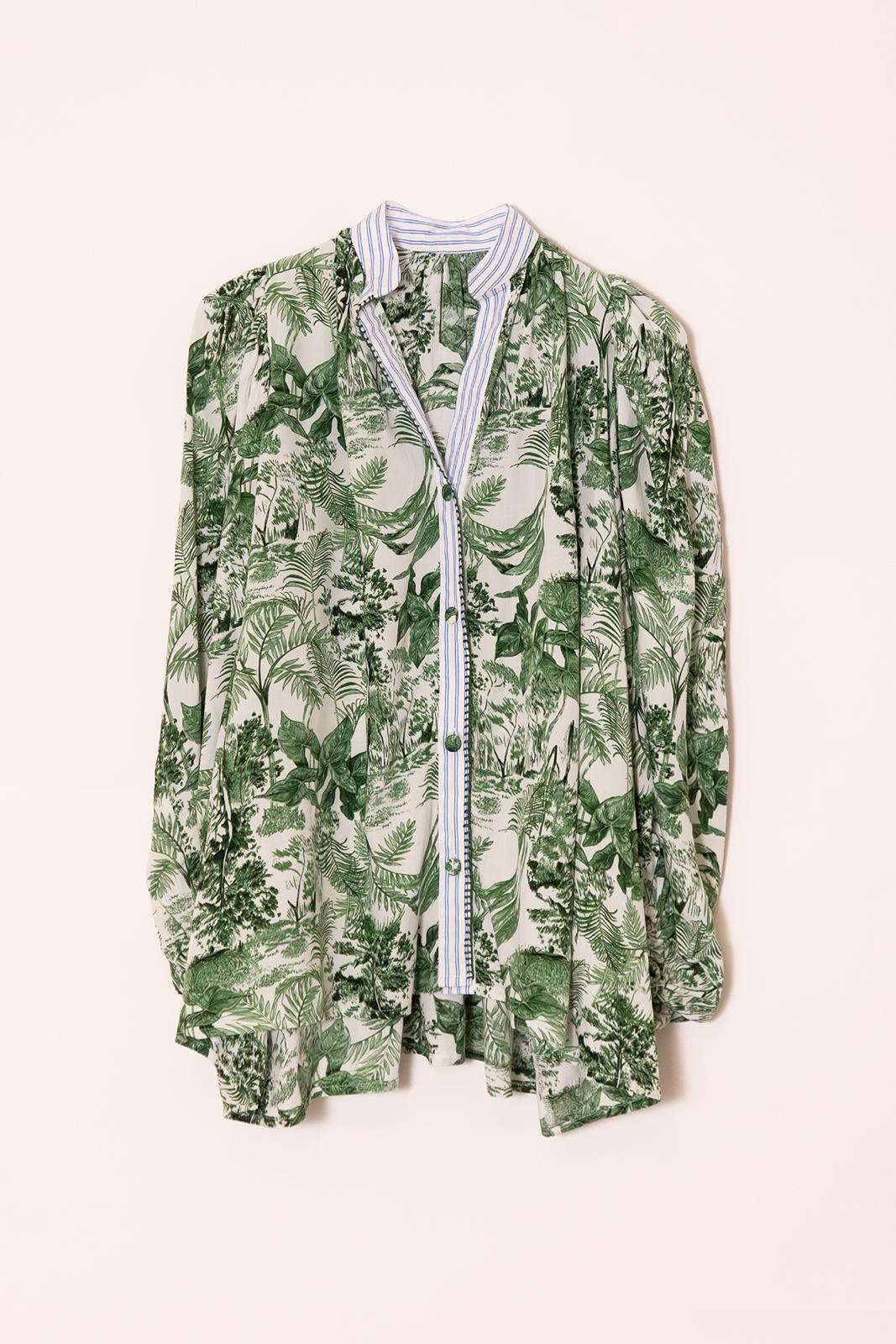 Isabelle Viscose Print Blouse