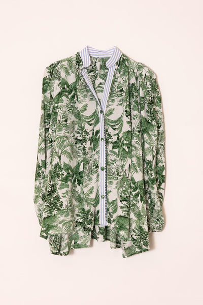 heyon ヘヨン　lsabelle blouse Isabelle Viscose Print Blouse – Stoned & Waisted