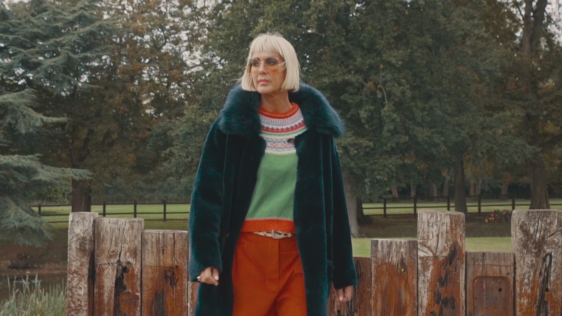Load video: Tatiana Shearling Coat