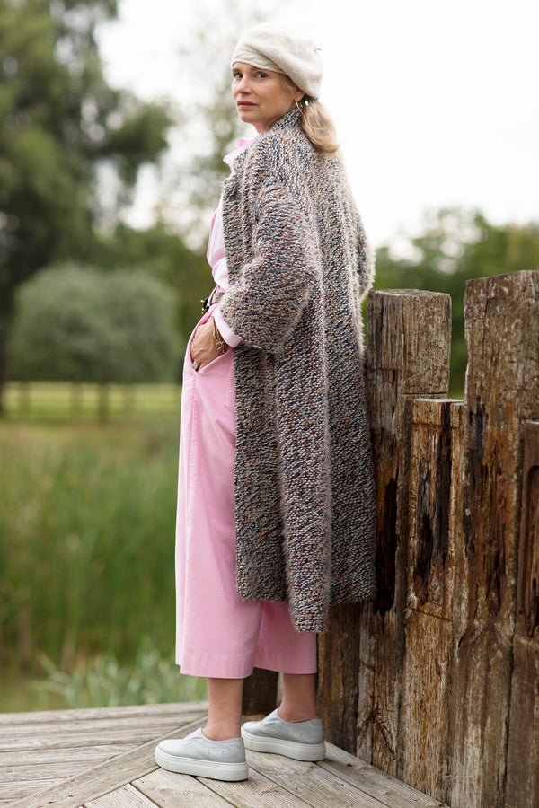 Rachel Wool Boucle Coat